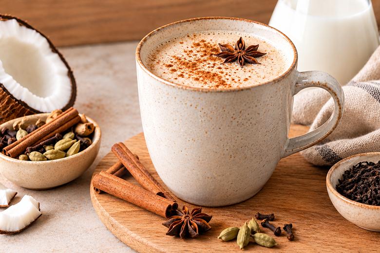 Kokos-Chai-Latte