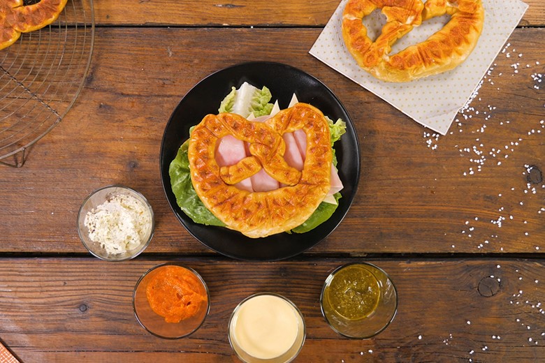 Waffeleisen Brezel