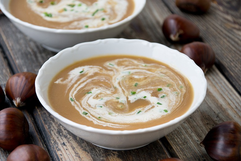 Maronen-Selleriesuppe