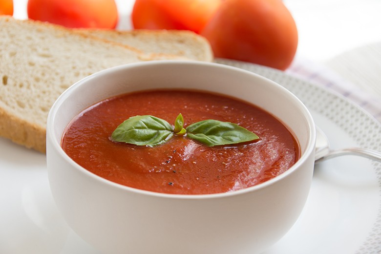 Mikrowellen-Tomatensuppe