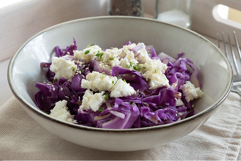 Rotkrautsalat mit Feta
