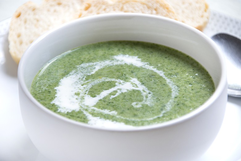 Low Carb Spinatcremesuppe