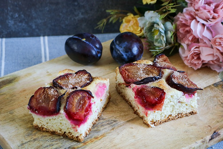 Pflaumenkuchen mit Hefe