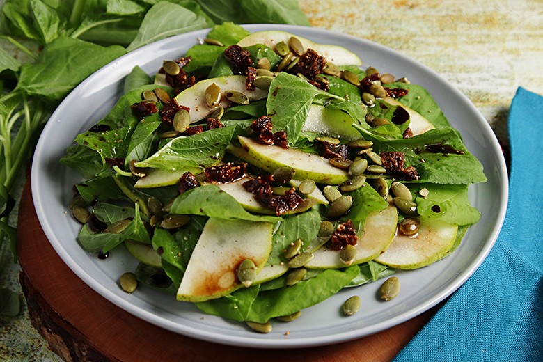 Rohkost Spinatsalat
