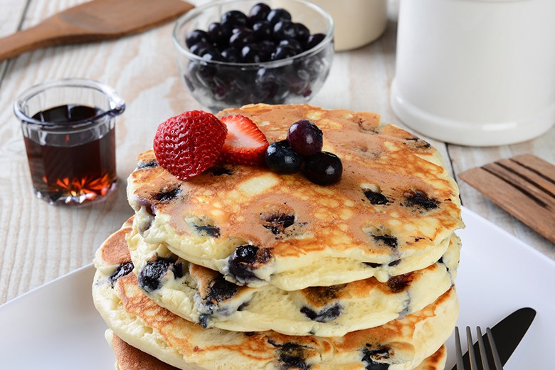 Blaubeer-Pfannkuchen - Rezept