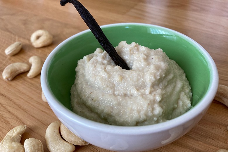 Vanillecreme aus Cashewnüssen