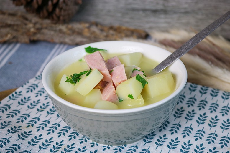 Amerikanische Kartoffelsuppe