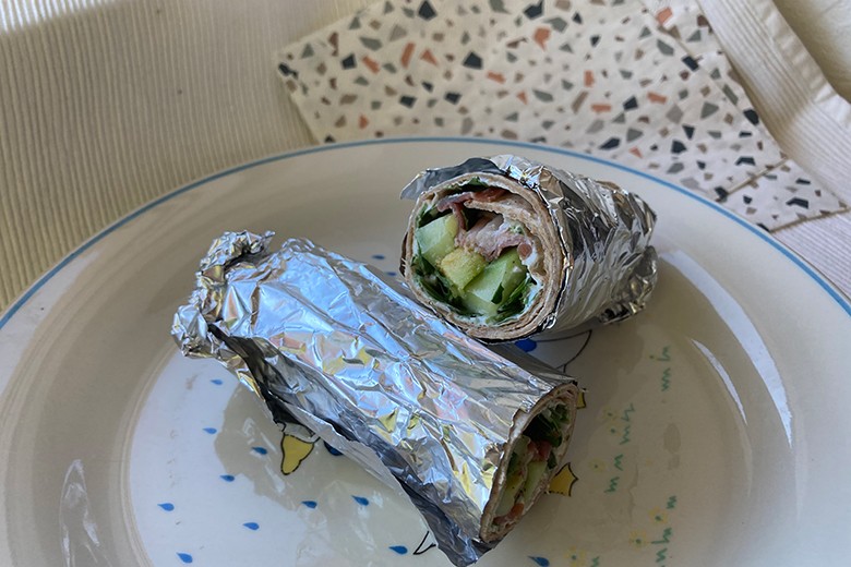 Wraps mit Schinken
