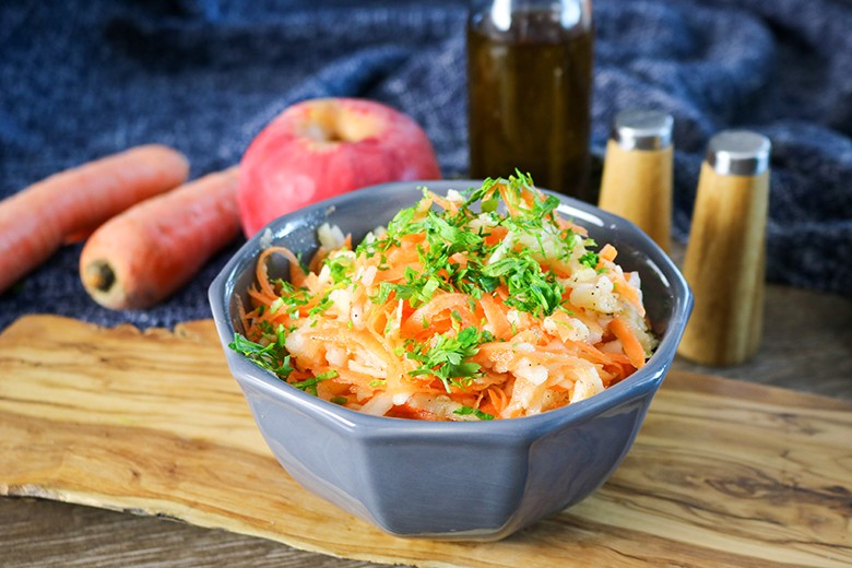 Möhrensalat mit Apfel