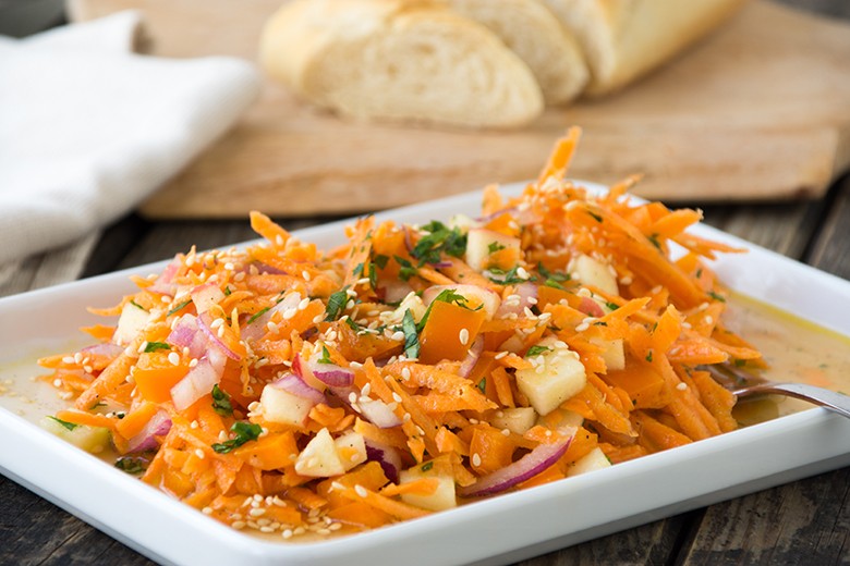 Möhrensalat mit Ingwer