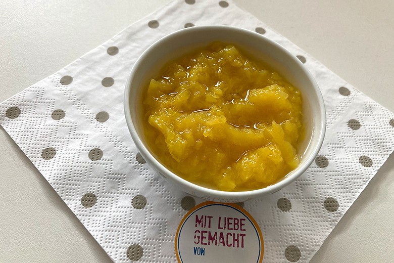 Pfirsichsorbet