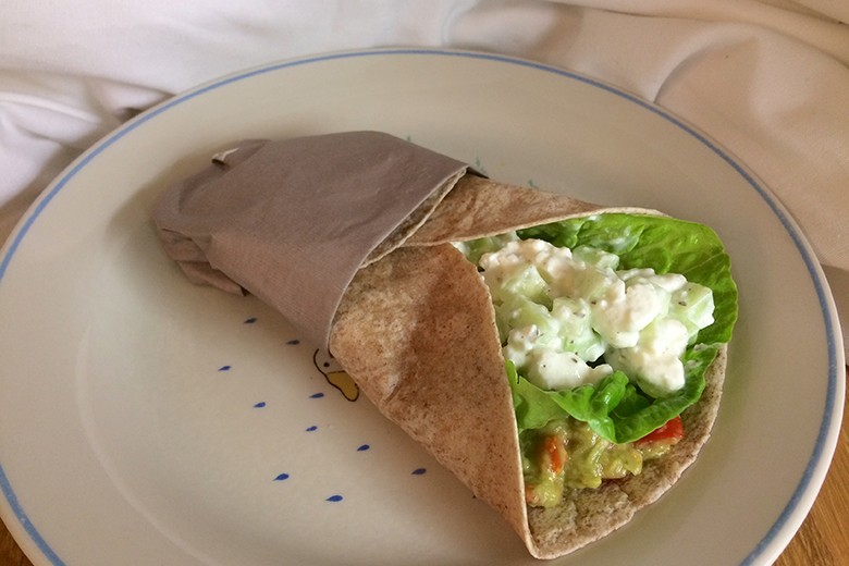 Wraps mit Avocado