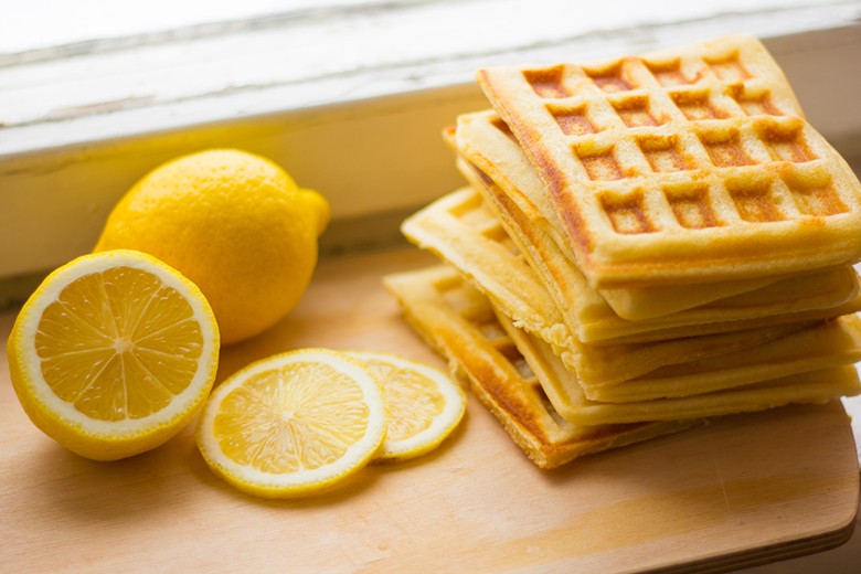Zitronenwaffeln