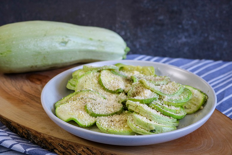 Zucchinigemüse aus dem Dampfgarer