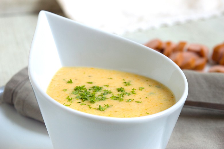 Kartoffelsuppe mit Möhren