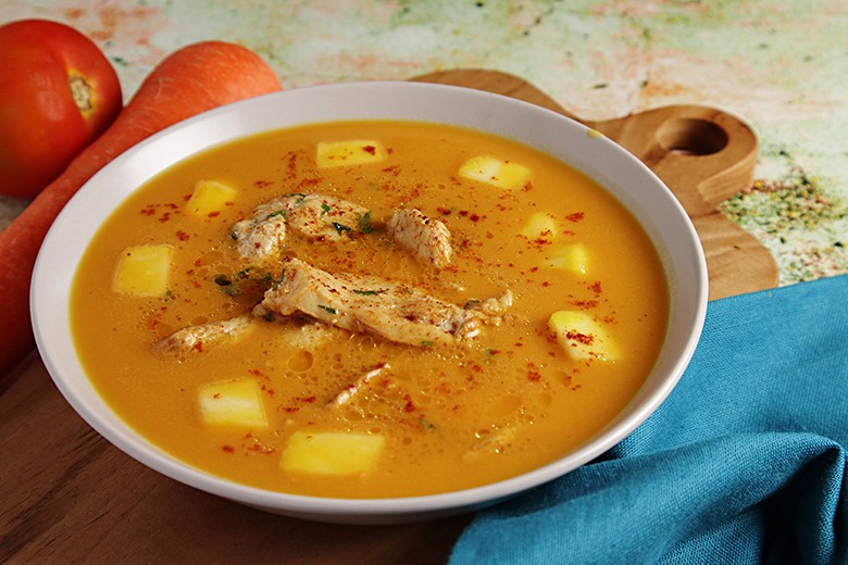Indische Hühnersuppe