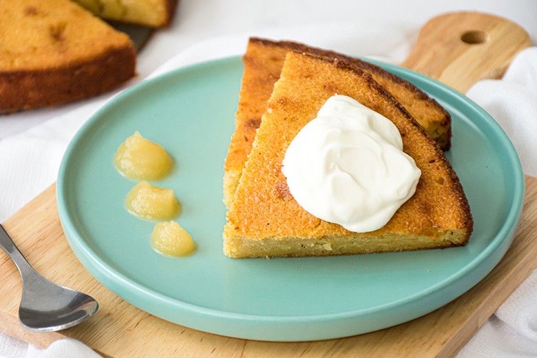 Rührkuchen mit Apfelmus