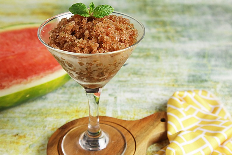 Melonen-Granita