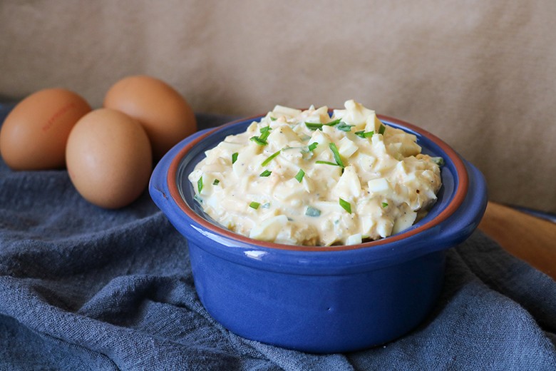 Eiersalat mit Senf