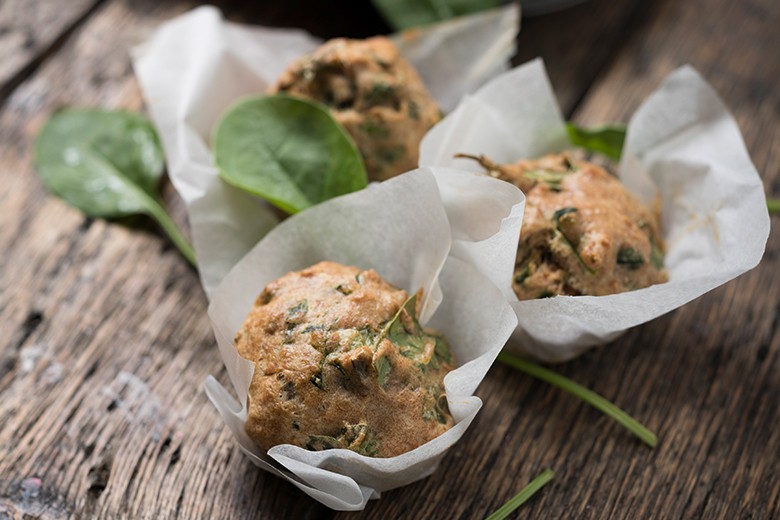 Spinat-Muffins