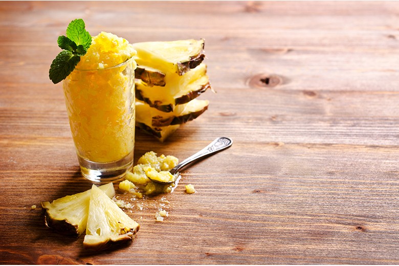 Ananas-Sorbet