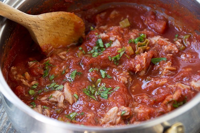 Thunfisch-Tomatensoße