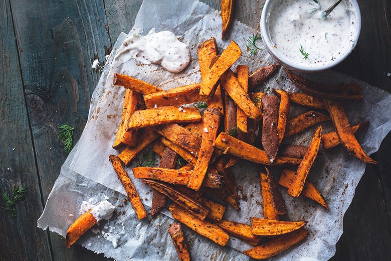 Süßkartoffel Pommes