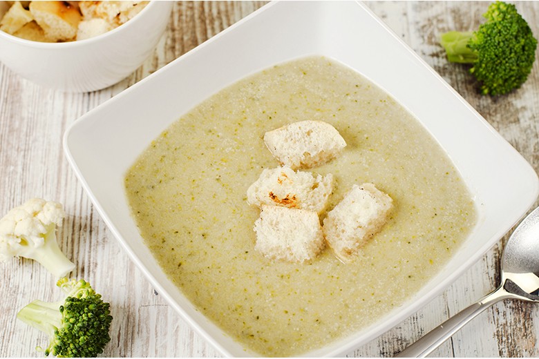 Brokkoli-Blumenkohlsuppe