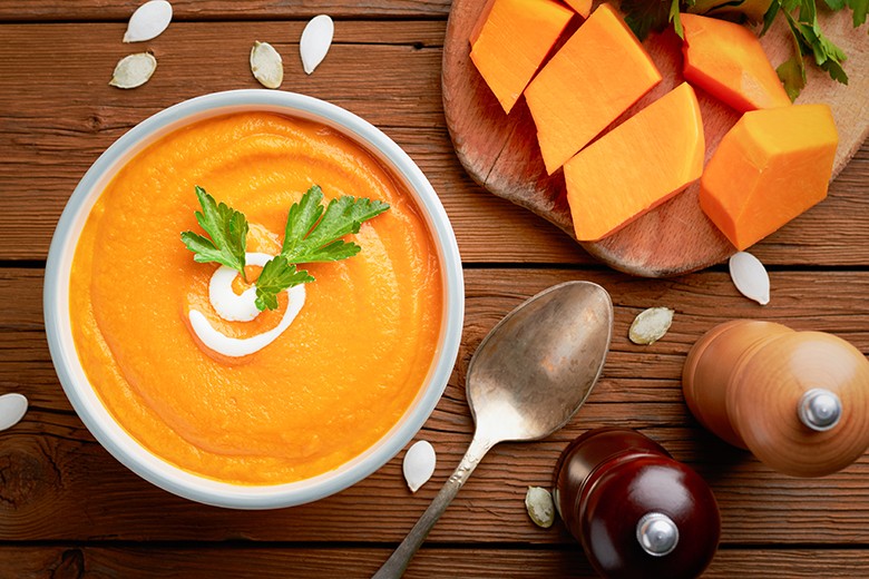 Kürbis-Süßkartoffel-Suppe