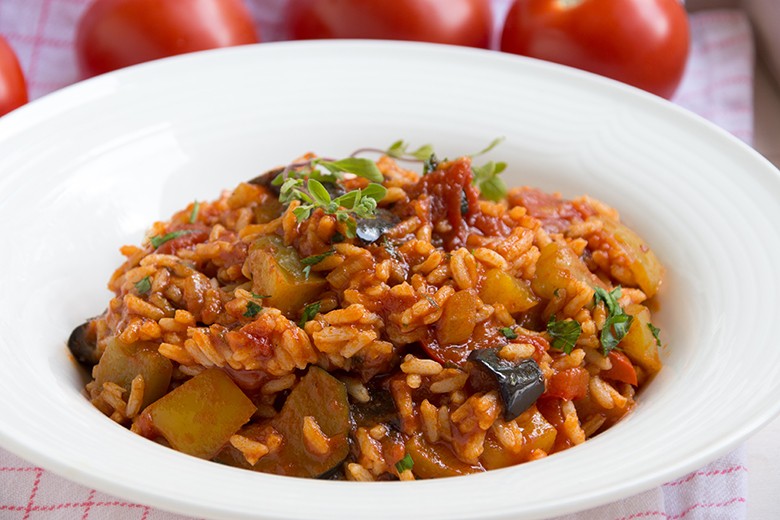 Ratatouille mit Reis