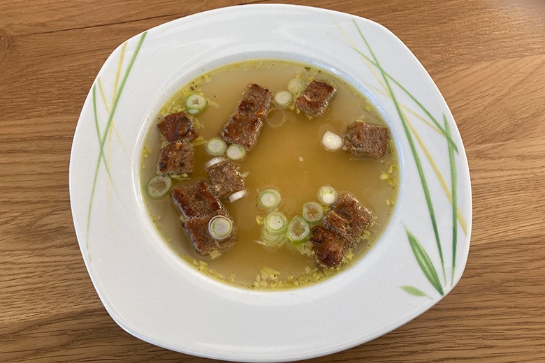 Böhmische Knoblauchsuppe