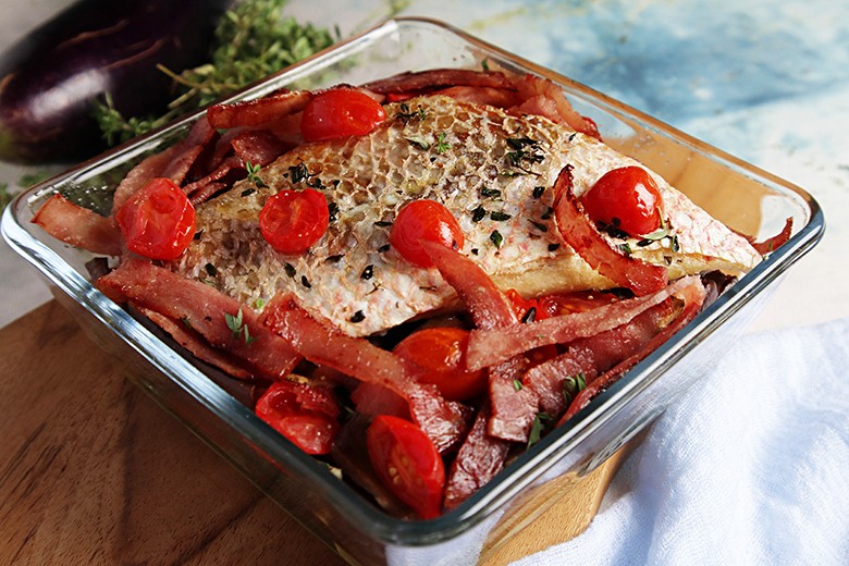 Ratatouille mit Fisch