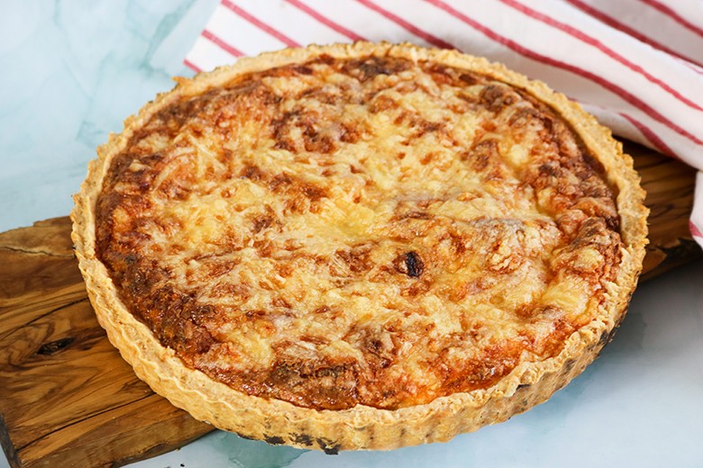 Quiche Lorraine mit Käse