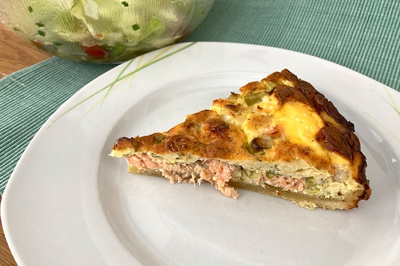 Quiche Lorraine mit Lachs