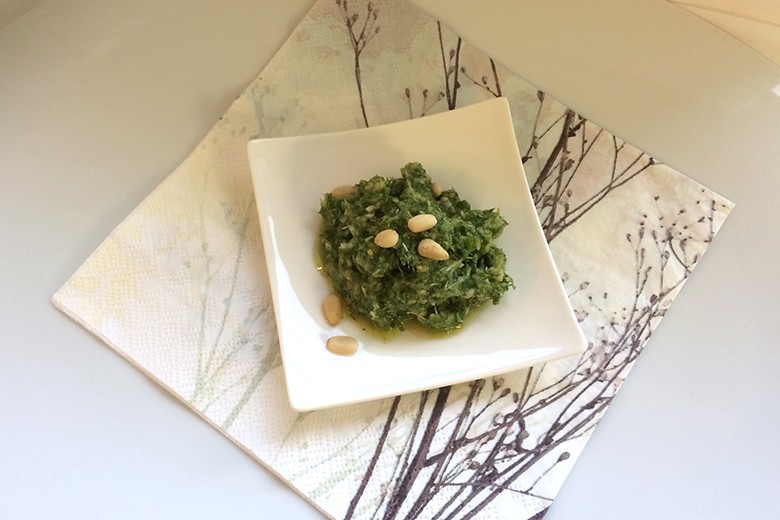 Pesto mit Brunnenkresse