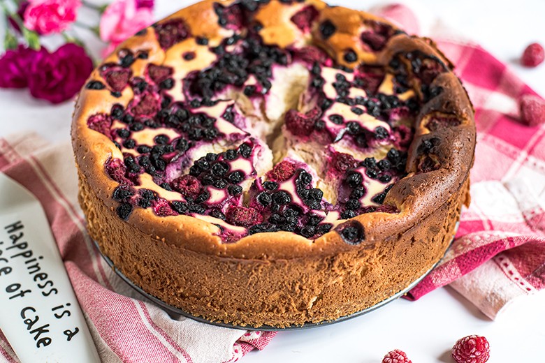 Cheesecake mit Beeren