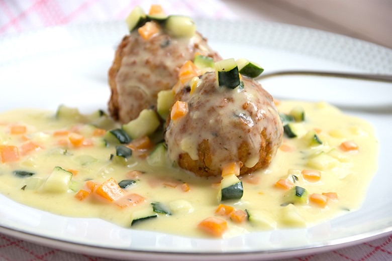 Bunte Gemüsesauce