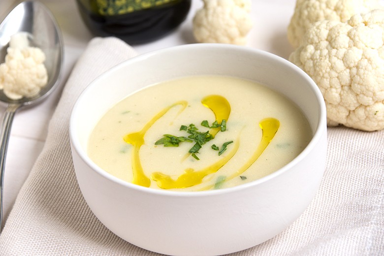 Geröstete Blumenkohlsuppe