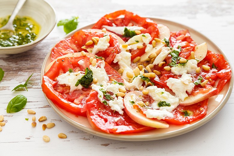 Nektarinen-Carpaccio