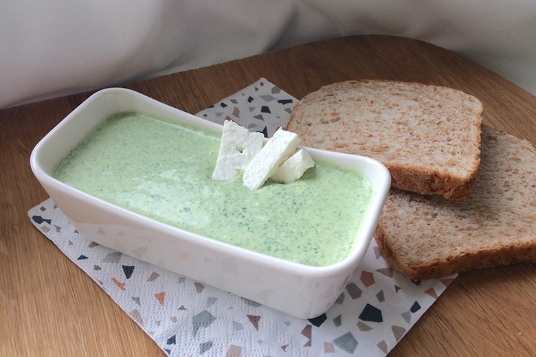 Rucola-Aufstrich mit Feta
