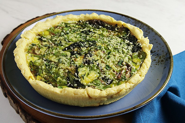 Mangold-Quiche