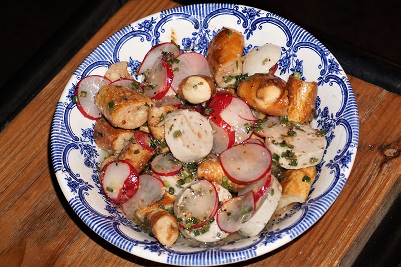 Bayerischer Brotsalat