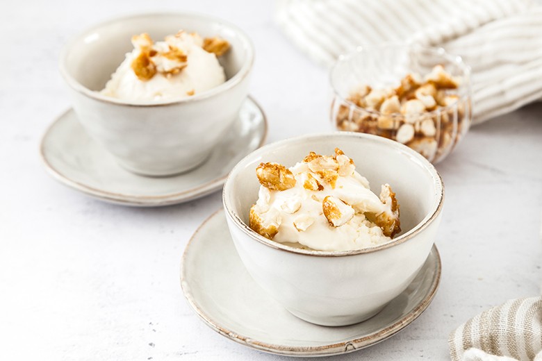 Weiße Schokolade-Eis