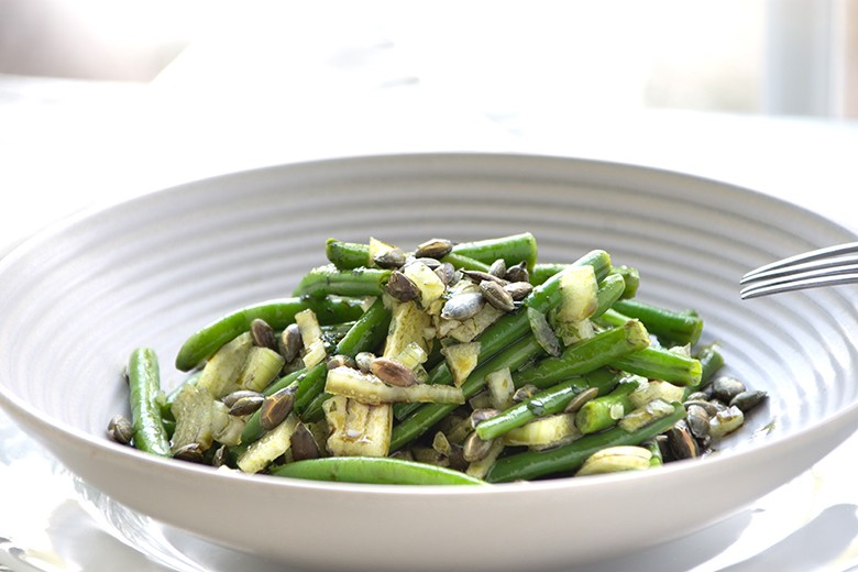 Grüner Bohnensalat