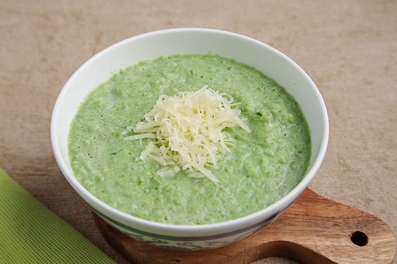 Grüne Bohnencremesuppe
