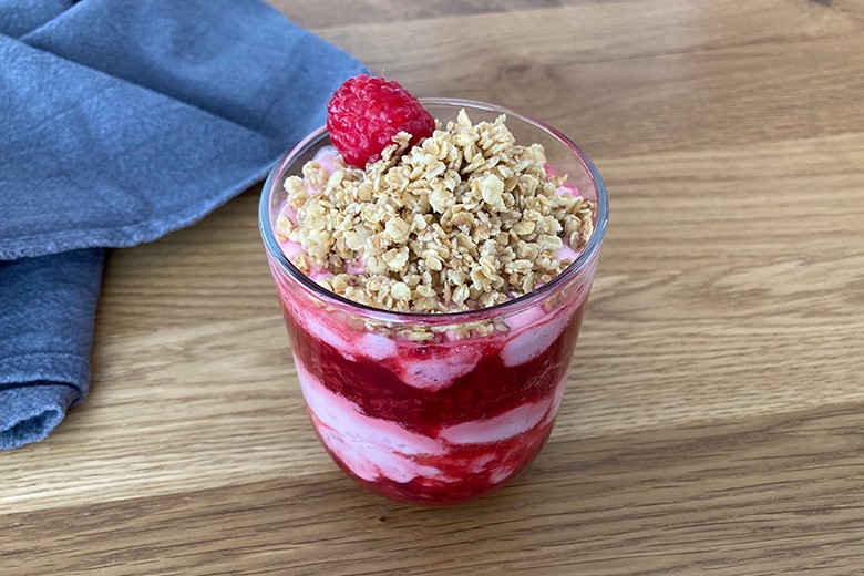 Himbeercreme mit Whiskey