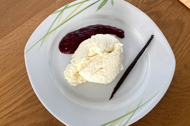 Weiße Schokoladenmousse