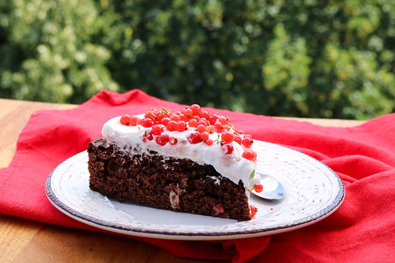Johannisbeercreme-Torte