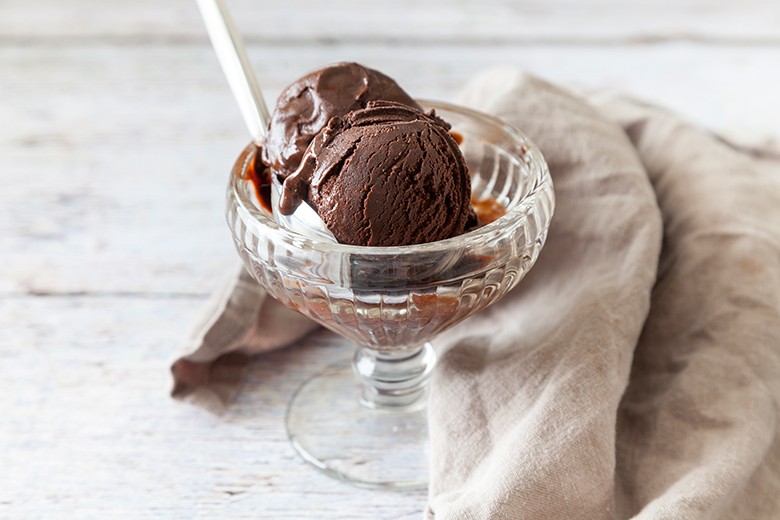 Schokoladensorbet
