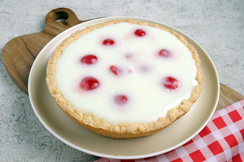 Kirschkuchen mit Pudding